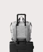 Indi Diaper Backpack in Heather Grey. Large