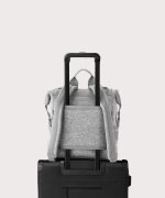 Indi Diaper Backpack in Heather Grey. Medium