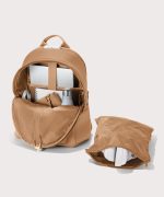 Dakota Backpack in Camel. Large