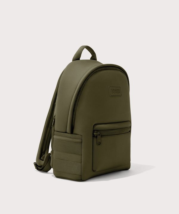 Dakota Backpack in Dark Moss. Medium