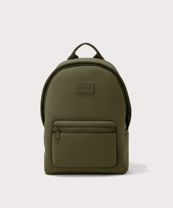 Dakota Backpack in Dark Moss. Medium