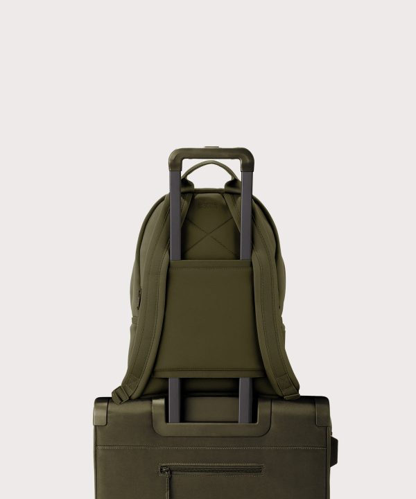 Dakota Backpack in Dark Moss. Medium