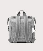 Indi Diaper Backpack in Heather Grey. Large
