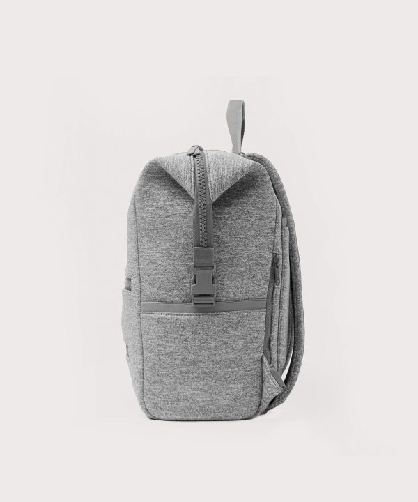 Indi Diaper Backpack in Heather Grey. Large