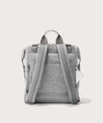 Indi Diaper Backpack in Heather Grey. Medium