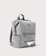 Indi Diaper Backpack in Heather Grey. Medium