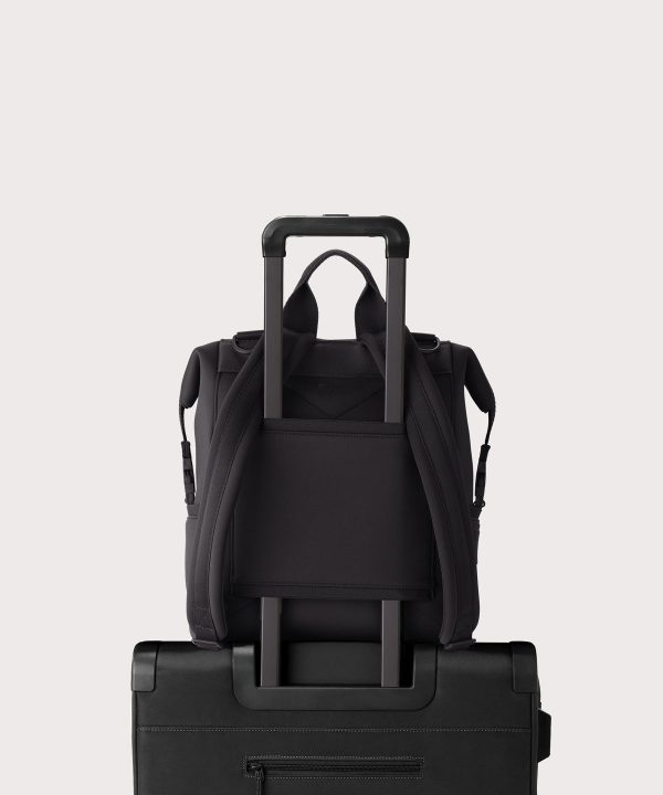 Indi Diaper Backpack in Onyx. Medium