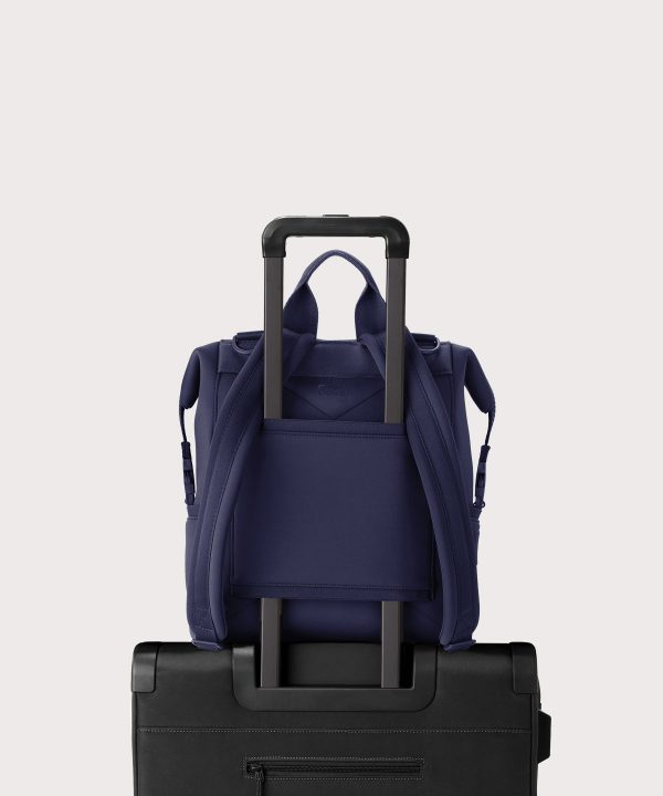 Indi Diaper Backpack in Storm. Medium