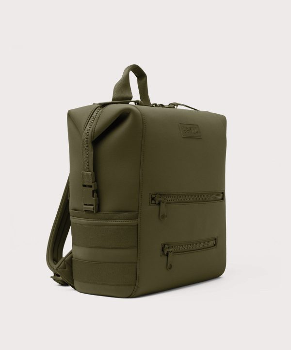 Indi Diaper Backpack in Dark Moss. Large