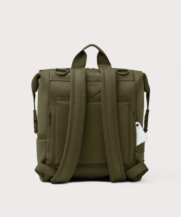 Indi Diaper Backpack in Dark Moss. Large