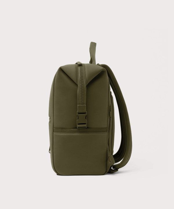 Indi Diaper Backpack in Dark Moss. Large