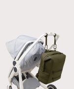 Indi Diaper Backpack in Dark Moss. Large