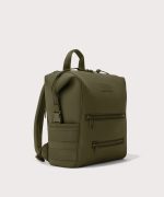 Indi Diaper Backpack in Dark Moss. Medium