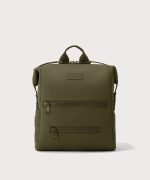 Indi Diaper Backpack in Dark Moss. Medium