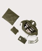 Indi Diaper Backpack in Dark Moss. Medium