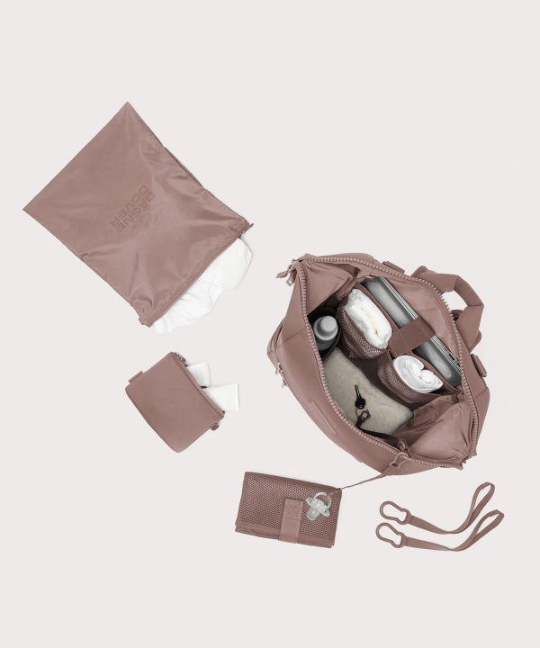Indi Diaper Backpack in Dune. Large