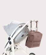 Indi Diaper Backpack in Dune. Medium