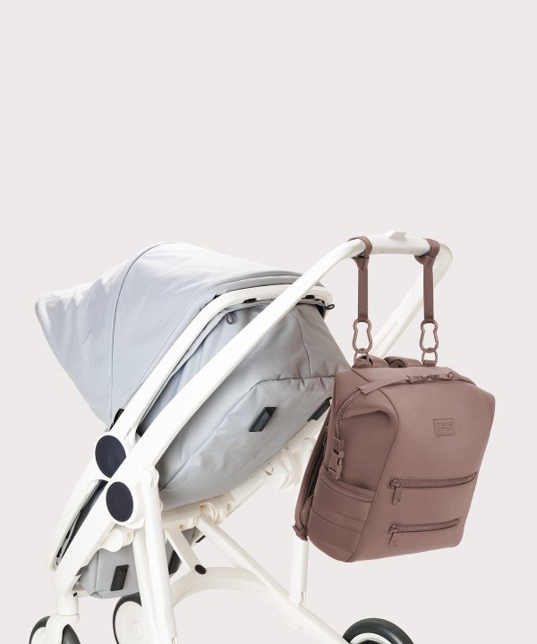 Indi Diaper Backpack in Dune. Medium