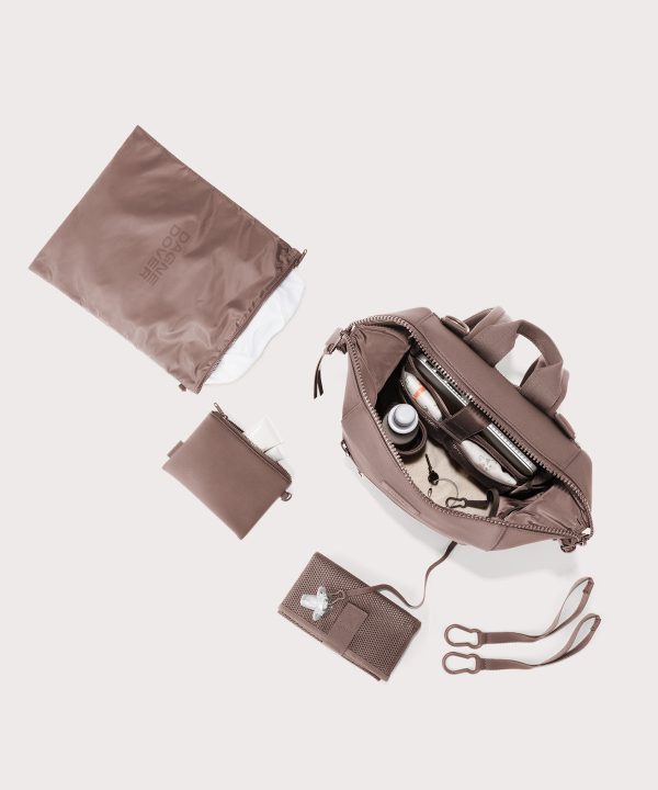 Indi Diaper Backpack in Dune. Medium