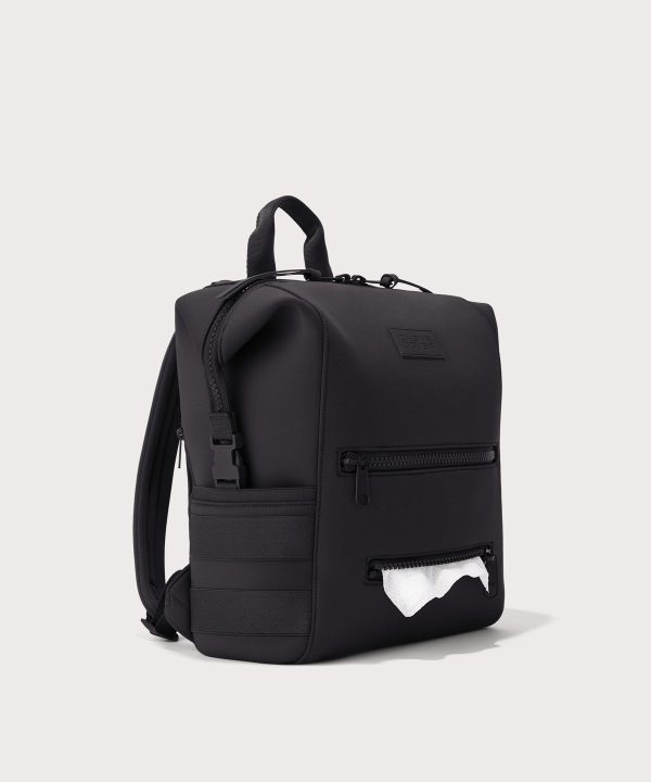 Indi Diaper Backpack in Onyx. Medium