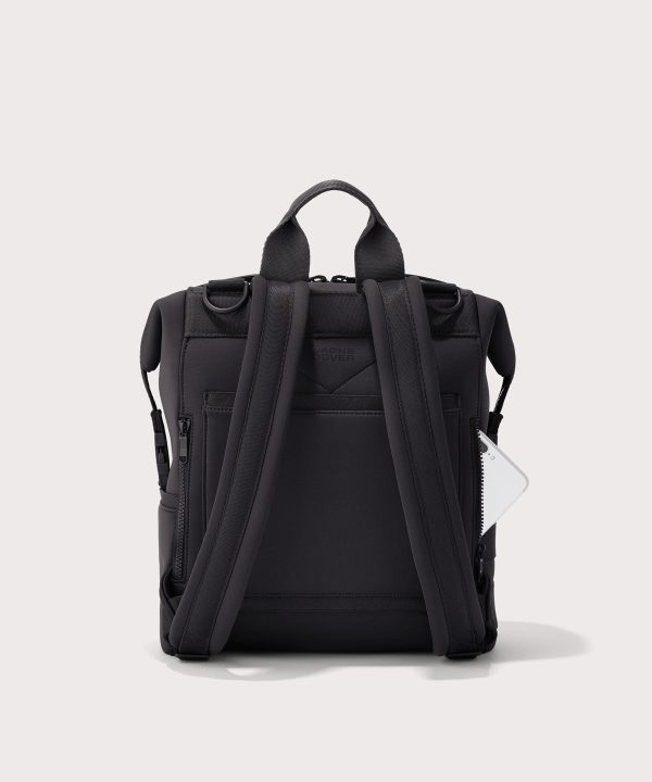 Indi Diaper Backpack in Onyx. Medium