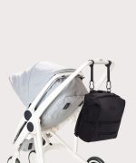 Indi Diaper Backpack in Onyx. Medium