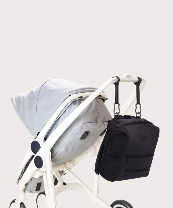 Indi Diaper Backpack in Onyx. Medium