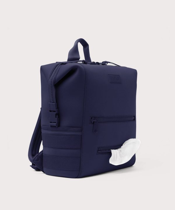 Indi Diaper Backpack in Storm. Large