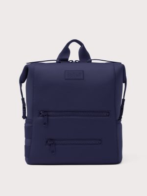 Indi Diaper Backpack in Storm. Large