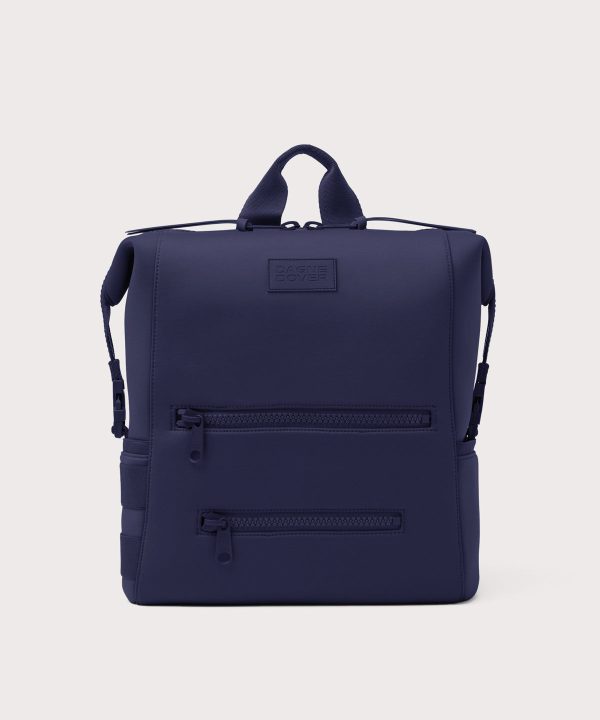Indi Diaper Backpack in Storm. Large