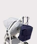 Indi Diaper Backpack in Storm. Large