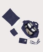 Indi Diaper Backpack in Storm. Large
