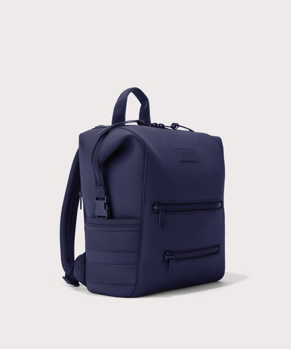 Indi Diaper Backpack in Storm. Medium