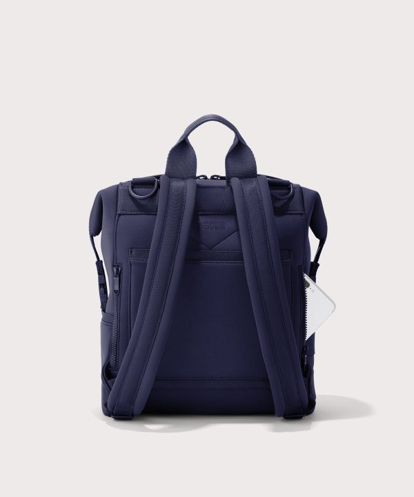 Indi Diaper Backpack in Storm. Medium