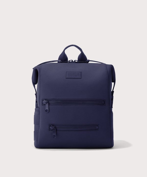 Indi Diaper Backpack in Storm. Medium