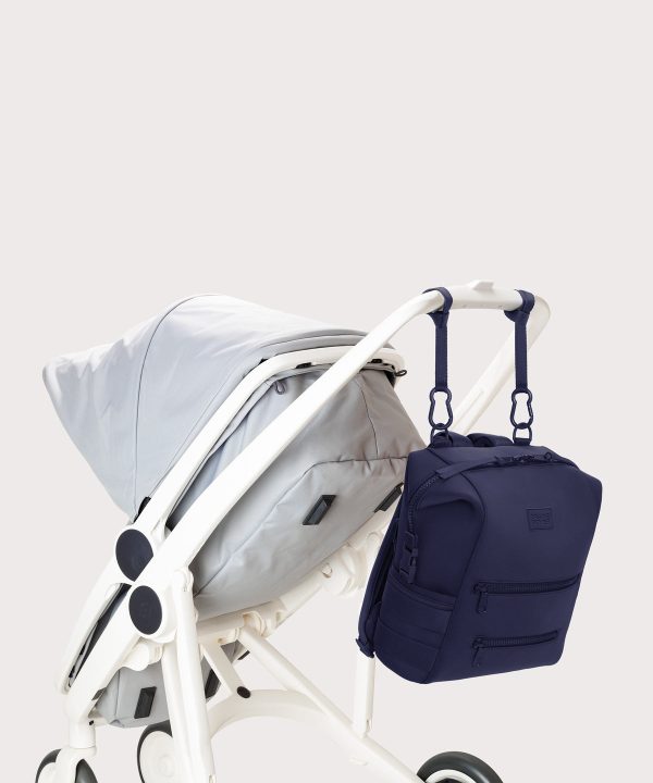 Indi Diaper Backpack in Storm. Medium