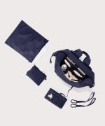 Indi Diaper Backpack in Storm. Medium