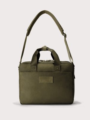 Berlin Travel Brief in Dark Moss