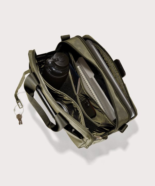 Berlin Travel Brief in Dark Moss